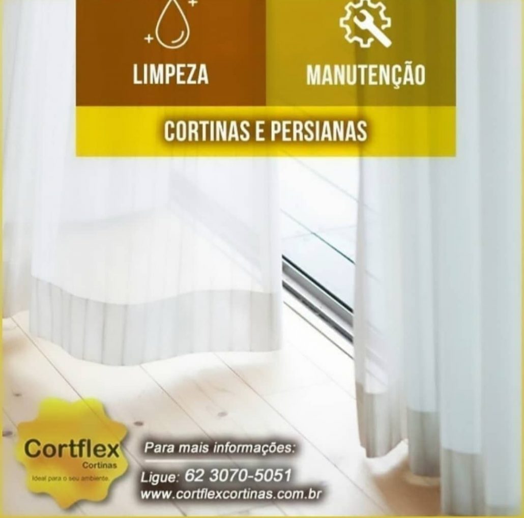 lavar cortinas em Goiânia