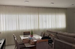 cortina marfim em linho